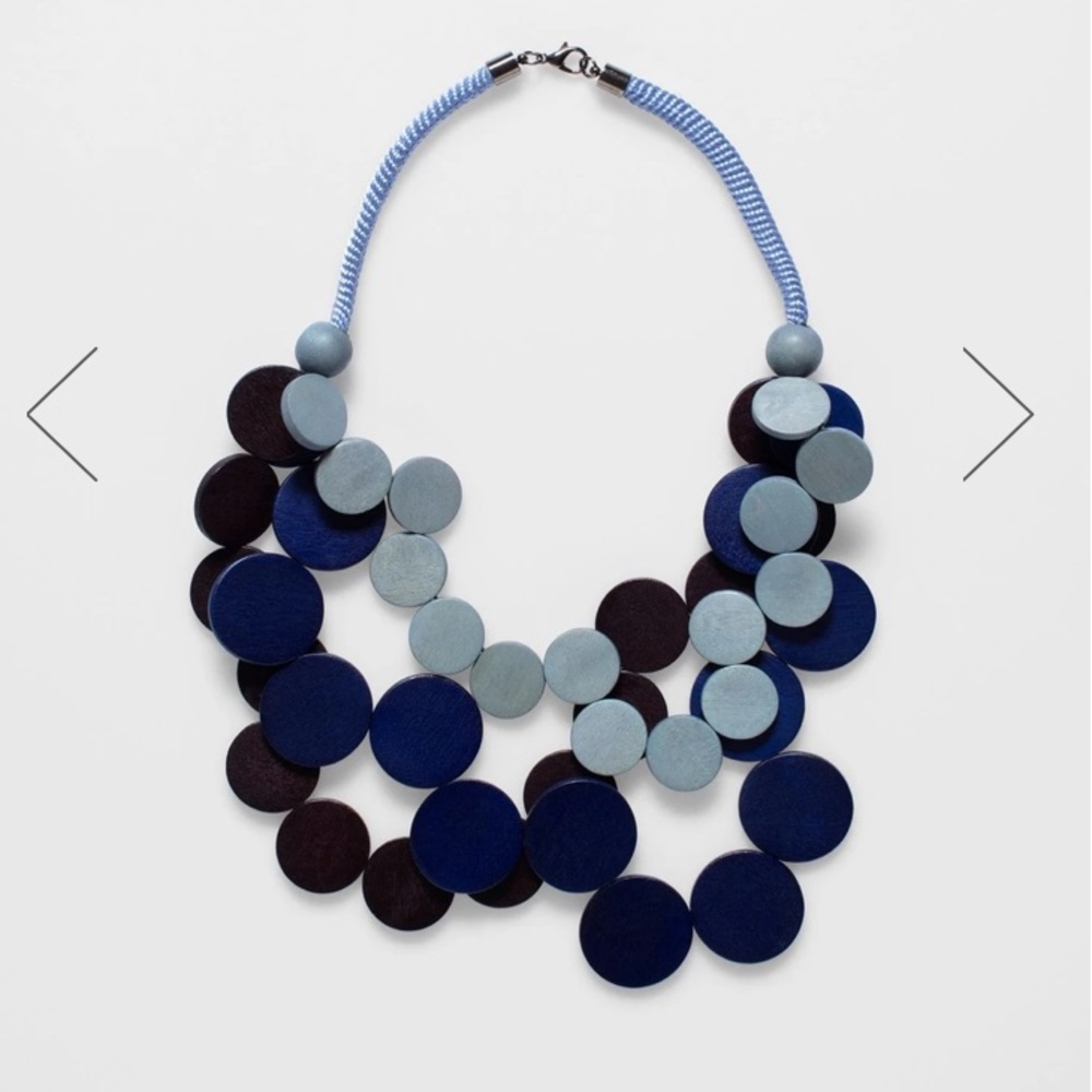 Elk the label wooden Dorf necklace